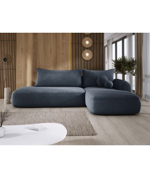 Narożnik wolnostojący BABU układ-L Prawy Tkanina CLOUD 97