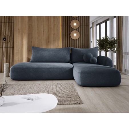 Narożnik wolnostojący BABU układ-L Prawy Tkanina CLOUD 97