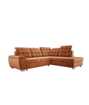 Narożnik wolnostojący LOTTA układ-L Prawy Tkanina Salvador 08