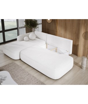 Narożnik wolnostojący BABU układ-L Lewy Tkanina NOWORNEVER 01