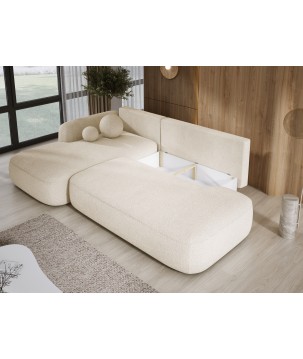 Narożnik wolnostojący BABU układ-L Lewy Tkanina NOWORNEVER 02