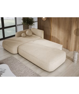 Narożnik wolnostojący BABU układ-L Lewy Tkanina NOWORNEVER 06