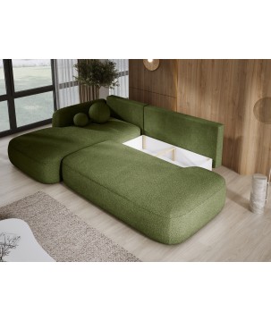 Narożnik wolnostojący BABU układ-L Lewy Tkanina NOWORNEVER 56