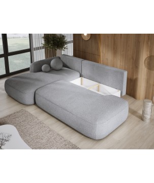 Narożnik wolnostojący BABU układ-L Lewy Tkanina NOWORNEVER 92