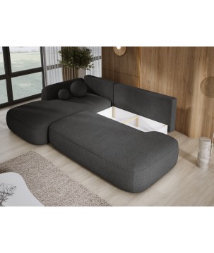 Narożnik wolnostojący BABU układ-L Lewy Tkanina NOWORNEVER 100