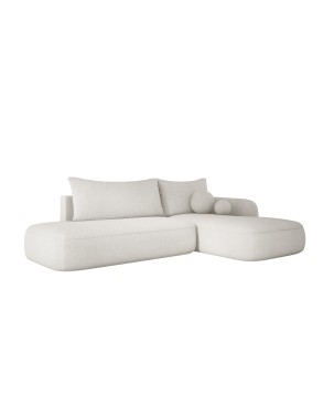 Narożnik wolnostojący BABU układ-L Prawy Tkanina NOWORNEVER 01