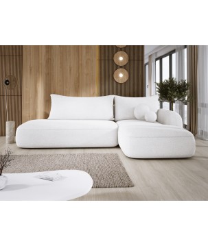 Narożnik wolnostojący BABU układ-L Prawy Tkanina NOWORNEVER 01