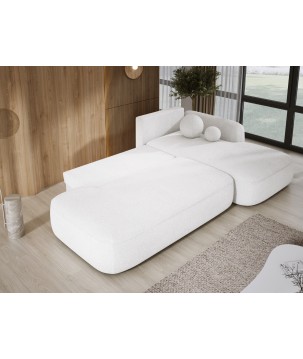 Narożnik wolnostojący BABU układ-L Prawy Tkanina NOWORNEVER 01