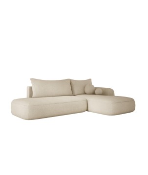 Narożnik wolnostojący BABU układ-L Prawy Tkanina NOWORNEVER 02