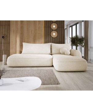 Narożnik wolnostojący BABU układ-L Prawy Tkanina NOWORNEVER 02