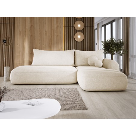 Narożnik wolnostojący BABU układ-L Prawy Tkanina NOWORNEVER 02