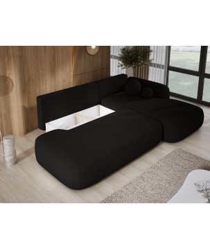 Narożnik wolnostojący BABU układ-L Prawy Tkanina NOWORNEVER 16