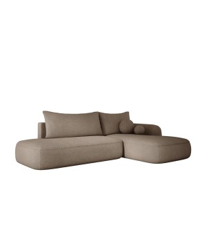 Narożnik wolnostojący BABU układ-L Prawy Tkanina NOWORNEVER 37