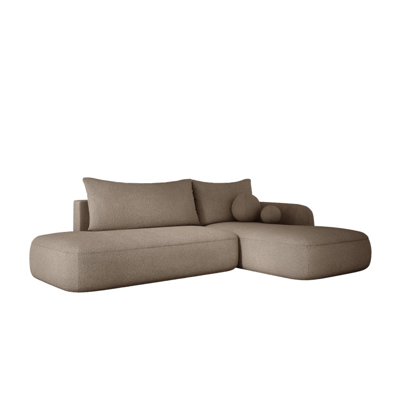 Narożnik wolnostojący BABU układ-L Prawy Tkanina NOWORNEVER 37