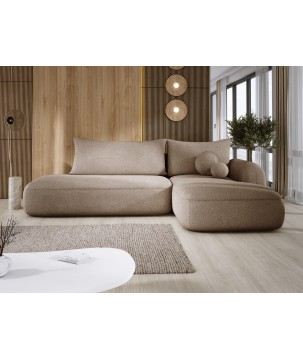 Narożnik wolnostojący BABU układ-L Prawy Tkanina NOWORNEVER 37