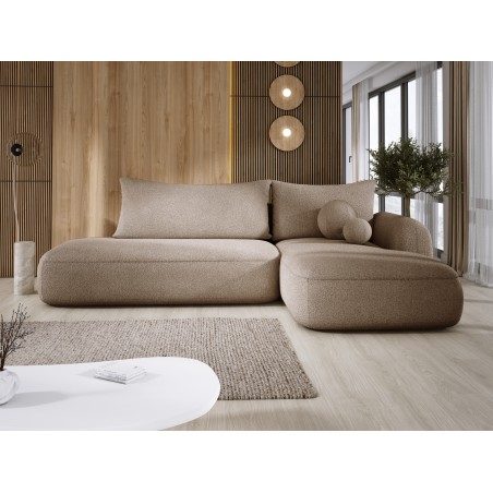 Narożnik wolnostojący BABU układ-L Prawy Tkanina NOWORNEVER 37