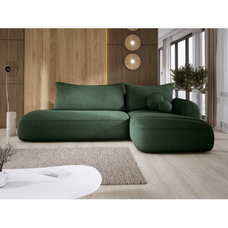 Narożnik wolnostojący BABU układ-L Prawy Tkanina NOWORNEVER 38