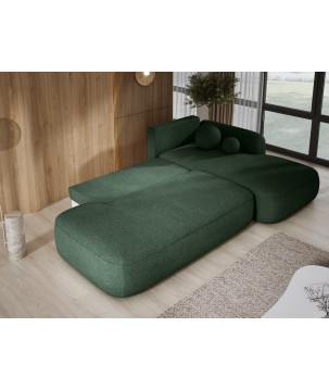 Narożnik wolnostojący BABU układ-L Prawy Tkanina NOWORNEVER 38