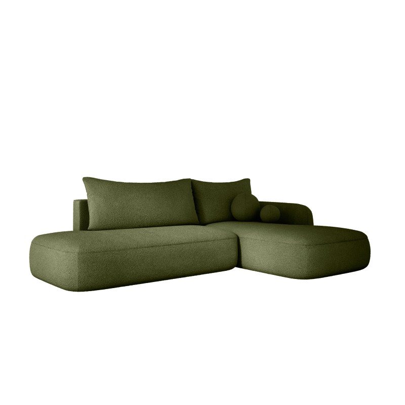 Narożnik wolnostojący BABU układ-L Prawy Tkanina NOWORNEVER 56