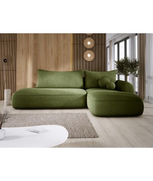 Narożnik wolnostojący BABU układ-L Prawy Tkanina NOWORNEVER 56