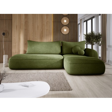 Narożnik wolnostojący BABU układ-L Prawy Tkanina NOWORNEVER 56