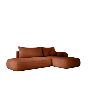 Narożnik wolnostojący BABU układ-L Prawy Tkanina NOWORNEVER 79