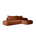 Narożnik wolnostojący BABU układ-L Prawy Tkanina NOWORNEVER 79