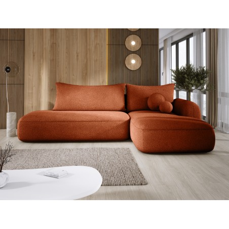 Narożnik wolnostojący BABU układ-L Prawy Tkanina NOWORNEVER 79