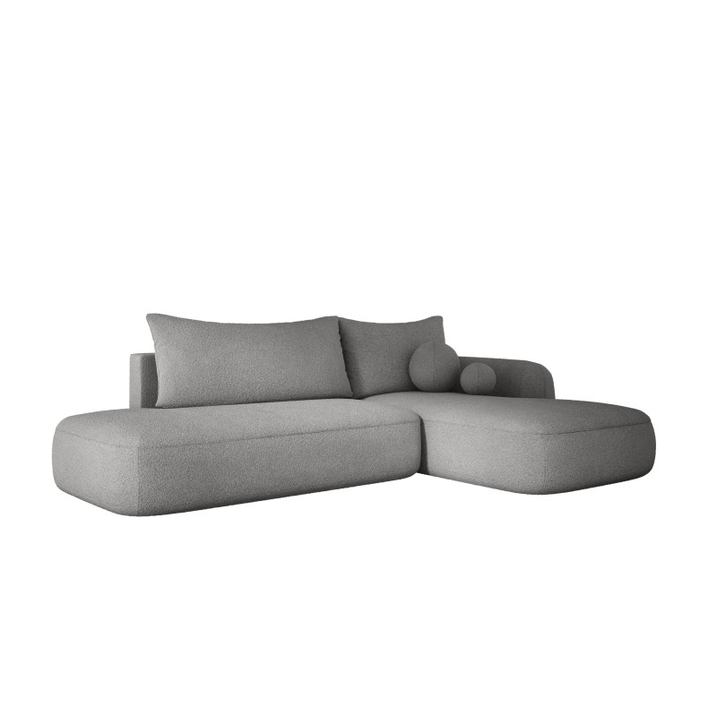 Narożnik wolnostojący BABU układ-L Prawy Tkanina NOWORNEVER 92