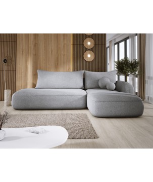 Narożnik wolnostojący BABU układ-L Prawy Tkanina NOWORNEVER 92