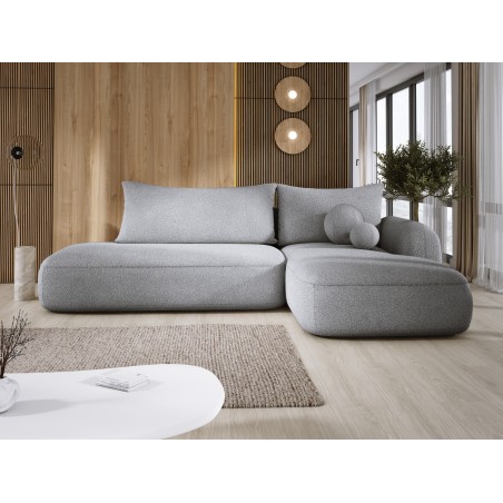 Narożnik wolnostojący BABU układ-L Prawy Tkanina NOWORNEVER 92