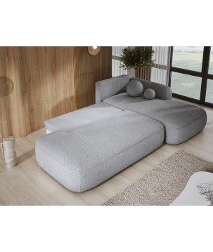 Narożnik wolnostojący BABU układ-L Prawy Tkanina NOWORNEVER 92