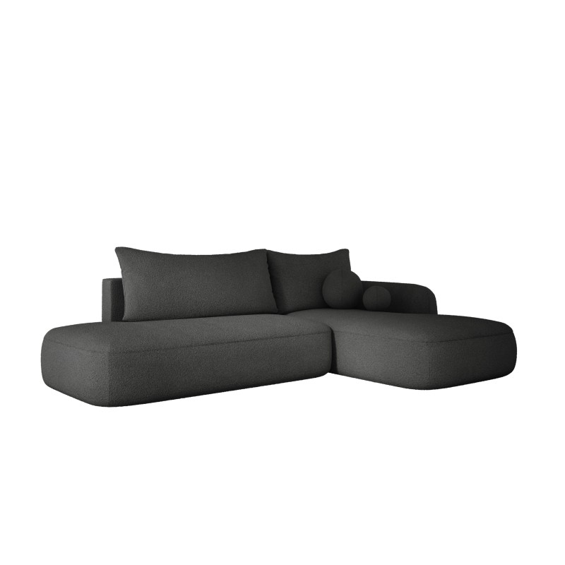 Narożnik wolnostojący BABU układ-L Prawy Tkanina NOWORNEVER 100