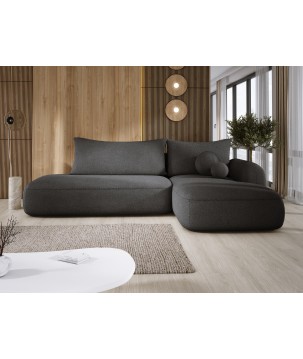 Narożnik wolnostojący BABU układ-L Prawy Tkanina NOWORNEVER 100