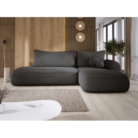 Narożnik wolnostojący BABU układ-L Prawy Tkanina NOWORNEVER 100