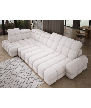 Narożnik wolnostojący TOLLO układ-U Lewy Elektryczna regulacja Tkanina ANTHOLOGY 01