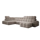 Narożnik wolnostojący TOLLO układ-U Lewy Elektryczna regulacja Tkanina ANTHOLOGY 06