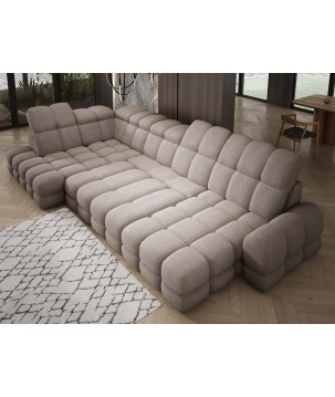 Narożnik wolnostojący TOLLO układ-U Lewy Elektryczna regulacja Tkanina ANTHOLOGY 06