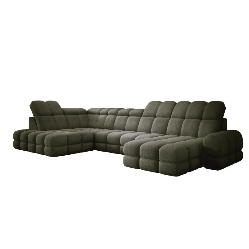 Narożnik wolnostojący TOLLO układ-U Lewy Elektryczna regulacja Tkanina ANTHOLOGY 12