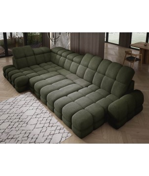 Narożnik wolnostojący TOLLO układ-U Lewy Elektryczna regulacja Tkanina ANTHOLOGY 12