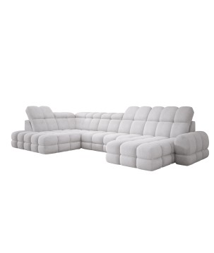 Narożnik wolnostojący TOLLO układ-U Lewy Elektryczna regulacja Tkanina ANTHOLOGY 15