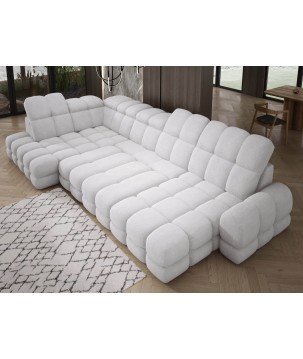 Narożnik wolnostojący TOLLO układ-U Lewy Elektryczna regulacja Tkanina ANTHOLOGY 15