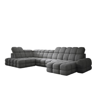 Narożnik wolnostojący TOLLO układ-U Lewy Elektryczna regulacja Tkanina ANTHOLOGY 18