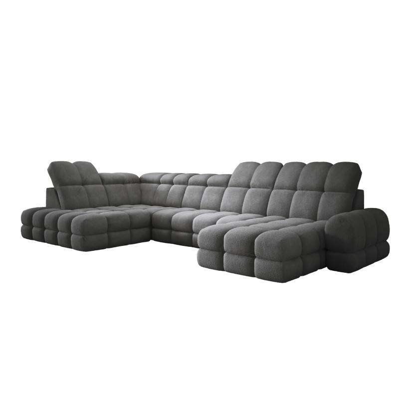 Narożnik wolnostojący TOLLO układ-U Lewy Elektryczna regulacja Tkanina ANTHOLOGY 18