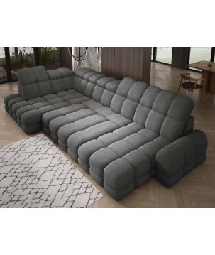 Narożnik wolnostojący TOLLO układ-U Lewy Elektryczna regulacja Tkanina ANTHOLOGY 18