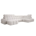 Narożnik wolnostojący TOLLO układ-U Prawy Elektryczna regulacja Tkanina ANTHOLOGY 01