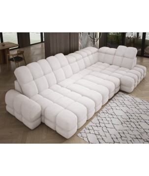 Narożnik wolnostojący TOLLO układ-U Prawy Elektryczna regulacja Tkanina ANTHOLOGY 01