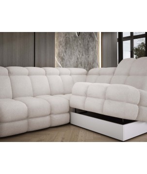 Narożnik wolnostojący TOLLO układ-U Prawy Elektryczna regulacja Tkanina ANTHOLOGY 01