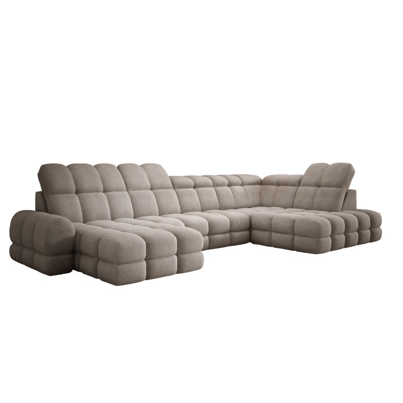 Narożnik wolnostojący TOLLO układ-U Prawy Elektryczna regulacja Tkanina ANTHOLOGY 06