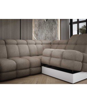 Narożnik wolnostojący TOLLO układ-U Prawy Elektryczna regulacja Tkanina ANTHOLOGY 06